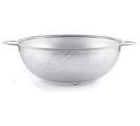 HENDI Passoire de cuisine, egouttoir, tamis pour la cuisine et le lavage des pâtes, des nouilles, des fruits, des légumes, des salades, rond, perforée, avec base et 2 poignées, ø315x(H)120 mm, Inox