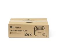 HENDI pâte combustible pour chafing dish, 24 x 200 g | Sans suie et sans odeur, combustion env. 3 heures