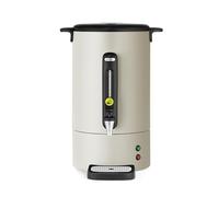 HENDI Percolateur à café 14L UNIQ, cafetière à percolation avec paroi simple et robinet anti-gouttes, filtre intégré, 230V, 50/60Hz, 1750W, 357x380x(H) 502mm, blanc cassé, Inox, PP