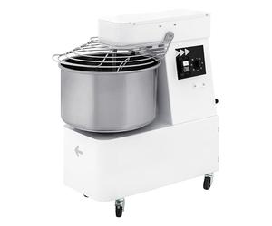 HENDI Pétrin à spirale à cuve fixe, 2 vitesses, 22L, 400V, 1100W, 385x670x(H)725mm, acier inoxydable et acier au carbone
