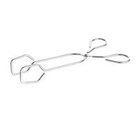 HENDI Pinces de service, pinces de cuisine, pinces de buffet, pince à barbecue, pince à grillades, modèle courbé, convient à lave-vaisselle, 220 mm, acier inoxydable