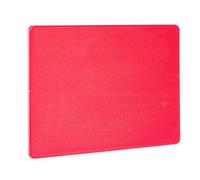HENDI Planche à découper, HACCP, GN1/1, les deux côtés sont lisses et utilisables, minimise l'émoussement des couteaux, 530x325x(H)10mm, plastique LPDE, rouge