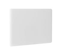 HENDI Planche à découper, HACCP, les deux côtés sont lisses et utilisables, minimise l'émoussement des couteaux, 600x400x(H)15mm, plastique LPDE, blanc