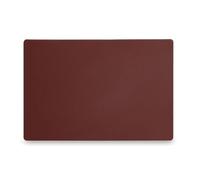 HENDI Planche à découper HACCP Marron, pour viande cuite, utilisable des deux côtés, 450x300x(H)13mm, polyéthylène HDPE