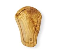 HENDI Planche à découper, plateau de service, plateau à fromage, en bois d'olivier, avec rigole, ca. 300x210x(H)18mmHENDI Olive Wood Serving Board with Groove Approx. 300 x 210 x 18 mm