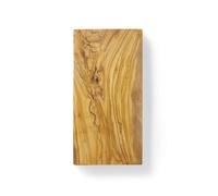 Hendi Planche à découper plateau à fromage rectangulaire en bois d'olivier ca. 300x150x18 mm