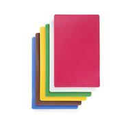 HENDI Planches a decouper HACCP GN 1/1, set 6 couleurs, 530x325x(H)60mm, HDPE