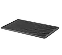 Hendi Plaque à griller GN1/1 Convectomat – côtelée, revêtement PTFE, 530×325×15 mm, 200°C