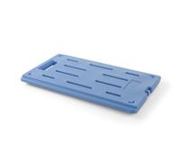 HENDI Plaque eutectique froide professionnelle, GN 1/1, pour caisses isothermes, élément réfrigérant, accumulateur de froid, bloc thermique, pack bloc de glace, 530x325x(H)30mm, HDPE, bleu