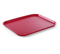 Hendi Plateau de service AmerBox – Grand rectangulaire 350×450×20 mm – Rouge polypropylène