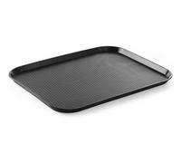 Hendi Plateau de service rectangulaire Grand 350x450x20 mm Noir polypropylène
