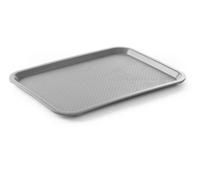 HENDI Plateau de Service, Moyen, rectangulaire, Multi-Usage, résistant jusqu'à 80°C, Plateau Fast Food, pour Servir Nourriture et Boissons, Restauration Rapide, 305x415x(H) 20mm, Gris, polypropylène
