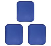 HENDI Plateau de Service, Petit, rectangulaire, Multi-Usage, résistant jusqu'à 80°C, Plateau Fast Food, pour Servir Nourriture et Boissons, Restauration Rapide, 265x345x(H) 20mm, Bleu, polypropylène