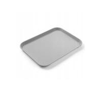 Hendi Plateau de service rectangulaire petit – Polypropylène gris 265×345×20 mm, résistant 80°C