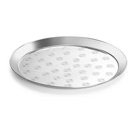 HENDI Plateau de service rond pour la présentation, motif décoratif, ⌀360x(H)24mm, acier inoxydable