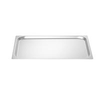 HENDI Plateau pour présentoir buffet réfrigérant UNIQ, 400x300mm | Acier inoxydable, 400x300x(H)10mm, épaisseur 0,70mm, compatible lave-vaisselle professionnel