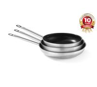 HENDI Poêle à frire, antiadhésive - sans couvercle, Profi Line, ⌀320x(H)55mm