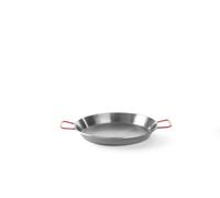 HENDI Poêle à paella, ⌀340x(H) 50mm | Acier au carbone, fond ⌀280mm, 2 poignées, jusqu’à 250°C, pour 6 portions