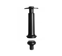 HENDI Pompe à vide pour le vin, BarUp, sauvegarder de vin, conserver la fraîcheur du vin, pour tous les types de vins et de bouteilles, universel, set comprenant 2 bouchons à vide, noir, ABS, TPE