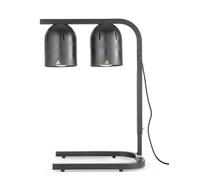 HENDI Portique Chauffe-plat, avec 2 Lampes infrarouges, Aluminium, Noir