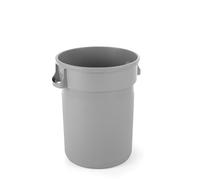 HENDI Poubelle Cuisine Ronde, 120 L, 550X(H)690 mm, Gris, Polypropylène
