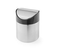 HENDI Bac alimentaire GN 1/1, Plateau avec 2 compartiments de 3,45 L chacun pour chafing dish, 530x325x(H) 65 mm, acier inoxydable