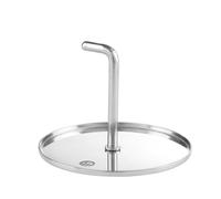 HENDI Poussoir rond pour cercle de dressage, ⌀100x(H)55mm, acier inoxydable