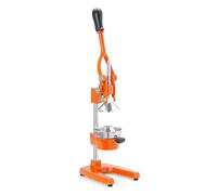 HENDI Presse-agrumes Manuel à Levier, BarUp, Corps en Fonte, Éléments Amovibles Compatibles Lave-Vaisselle, 225x180x(H)510mm, Orange