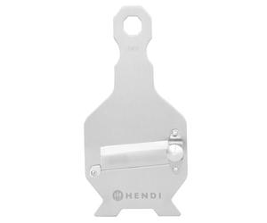 HENDI Rasoir à truffes, réglable, épaisseur de la tranche: de 0,2 à 3 mm, 220x85mm, acier inoxydable, dureté 55HRC