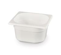 HENDI Récipient Gastronorm 1/6 en polycarbonate blanc 176 x 162 x 100 mm 1,6 l