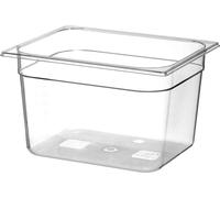 HENDI Récipients Gastronorm 1/2, Profi Line, GN 1/2, 9,5L, Transparent, 325x265x(H)150mm