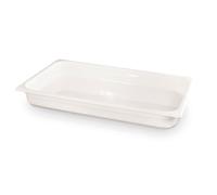 HENDI Récipients Gastronorme 1/1, GN 1/1, 9L, Blanc, 530x325x(H)65mm