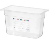 HENDI Récipients Gastronorme 1/3, GN 1/3, 7,8L, Transparent, 325x176x(H)200mm
