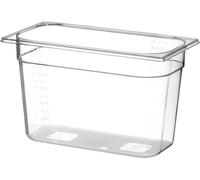 HENDI Récipients Gastronorme 1/3, Profi Line, GN 1/3, 5,7L, Transparent, 325x176x(H)150mm