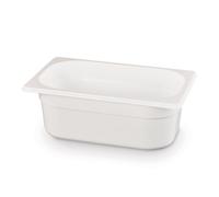 HENDI Récipients Gastronorme 1/4, GN 1/4, 2,8L, Blanc, 265x162x(H)100mm