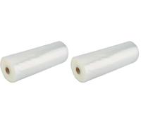 HENDI Rouleaux de sacs gaufrés pour mise sous vide et cuisson sous-vide, 2 pièces, compatibles avec machines sous vide à aspiration externe et à cloche, -20/+100°C, 6000x280mm, 75 µm, PA/PE, sans BPA