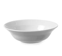 HENDI Saladier, bords renforcés, émaillage de qualité, résistance aux impacts et à l'usure, convient à micro-ondes et lave-vaisselle, ø190mm, porcelaine blanche