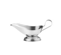 Hendi Saucière 140 ml avec base, bec verseur, acier inoxydable, 135×76×70 mm
