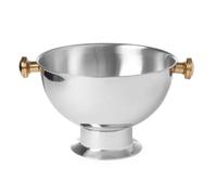 HENDI Seau à glace, rafraîchisseur de boissons type seau à champagne, avec deux poignées latérales, BarUp, 13,5L, ⌀370x(H)230mm, acier inoxydable
