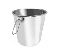 HENDI Seau à poignée, seau de cuisine à usage alimentaire, seau métallique multi-usages, 10 L, diamètre: 278mm, hauteur: 235mm, acier inoxydable