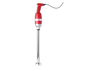 HENDI Set: mixeur plongeant (avec pied mixeur 40cm) - accessoire fouet 33cm et support mural, vitesse réglable, 230V, 400 W, ø100x(H)765mm, polyamide, acier inoxydable