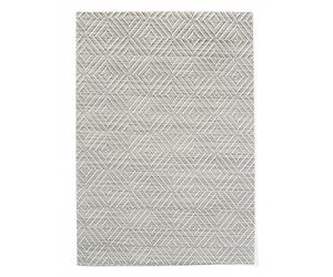 HENDI Sets de table, design: motif géométrique, motif tissé, lot de 6 pièces, antidérapant, facile à nettoyer, 450x300mm, PVC (vinyle), argent