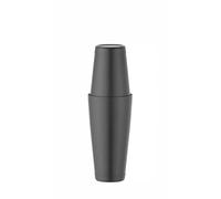 HENDI Shaker à cocktail, BarUp, shaker Boston Tin-on-Tin, utilisation universelle, 2 shakers lestés : 600ml, ø90x(H)140mm et 800ml, ø92x(H)174mm, acier inoxydable, noir