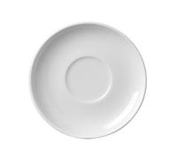 HENDI Soucoupe avec bords renforcés, ø83 mm, pour tasse à expresso, porcelaine blanche