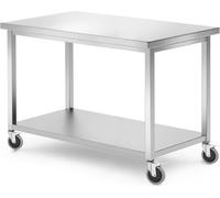Hendi table de travail mobile Chariot de service avec fond 1000x600x850mm