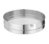 HENDI Tamis à Farine, Maille Fine, Passoire de Cuisine, Tamiseur Compatible Lave-Vaisselle, ø308x(H)74mm, Acier Inoxydable