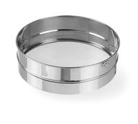 HENDI Tamis à Farine, Maille Fine, Passoire de Cuisine, Tamiseur Compatible Lave-Vaisselle, ⌀410x(H)80mm, Acier Inoxydable