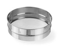 HENDI Tamis à Sucre Glace, Maille Très Fine, Passoire de Cuisine, Tamiseur Compatible Lave-Vaisselle, ⌀250x(H)75mm, Acier Inoxydable