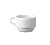 HENDI Tasse à expresso avec bords renforcés, 90 ml, ø63 mm, porcelaine blanche