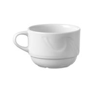 HENDI Tasse à expresso avec bords renforcés, 90 ml, ø64 mm, porcelaine blanche